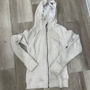 Lululemon lined plush scuba hoodie